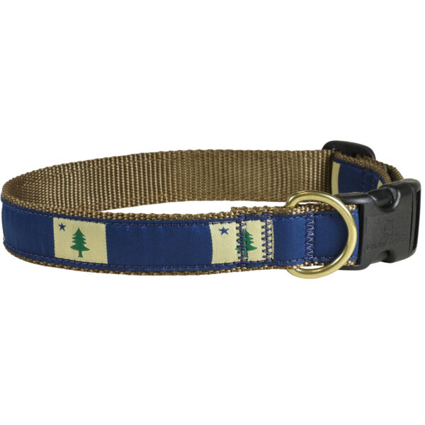 Original Maine Flag Dog Collars & Leads