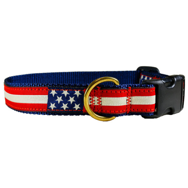 Retro Flag Dog Collars & Leads