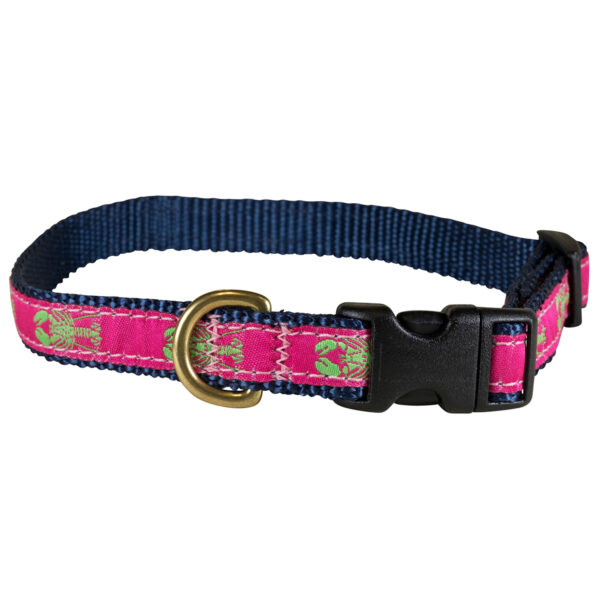 Lobster Dog Collars & Leads | Raspberry