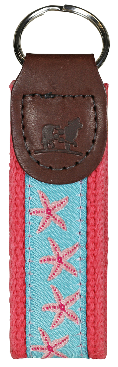 Starfish Key Fob | Aqua