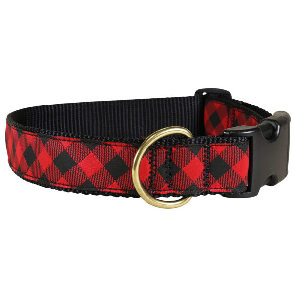 Buffalo Plaid Dog Collars & Leads | Red & Black