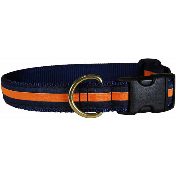 Striped Dog Collars & Leads | Orange