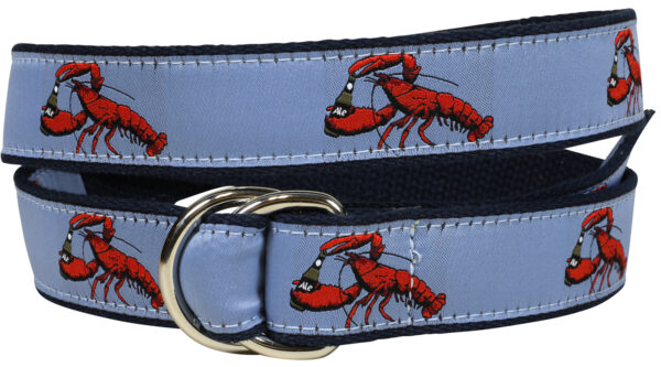 Lobster & Ale D-Ring Belt | Made to Order