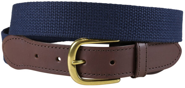 Cotton Webbing Belt | Navy