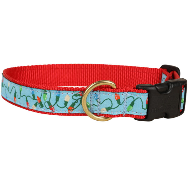 Tangled Holiday Lights Dog Collars & Leads