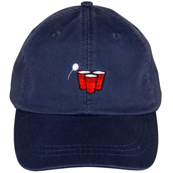 Beer Pong Hat on Navy