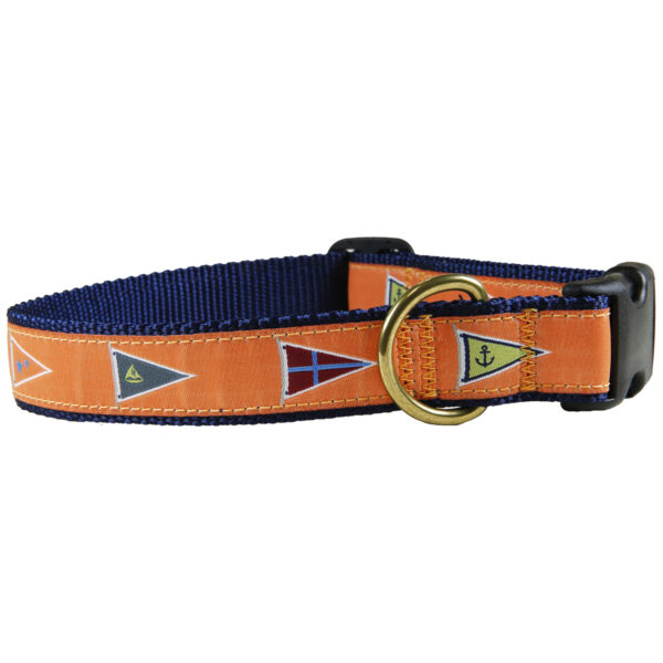 Burgees Dog Collar & Lead | Melon