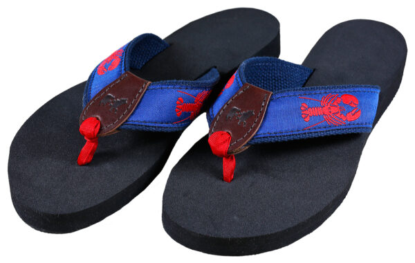 Lobster Flip Flops | Navy