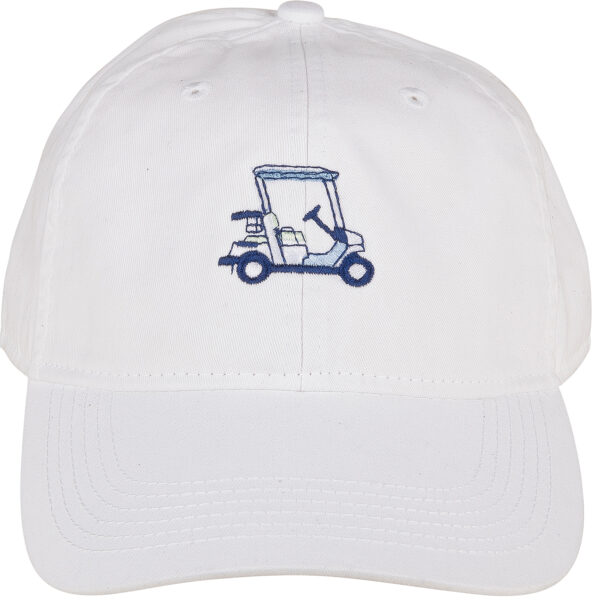 Golf Cart Hat  | White