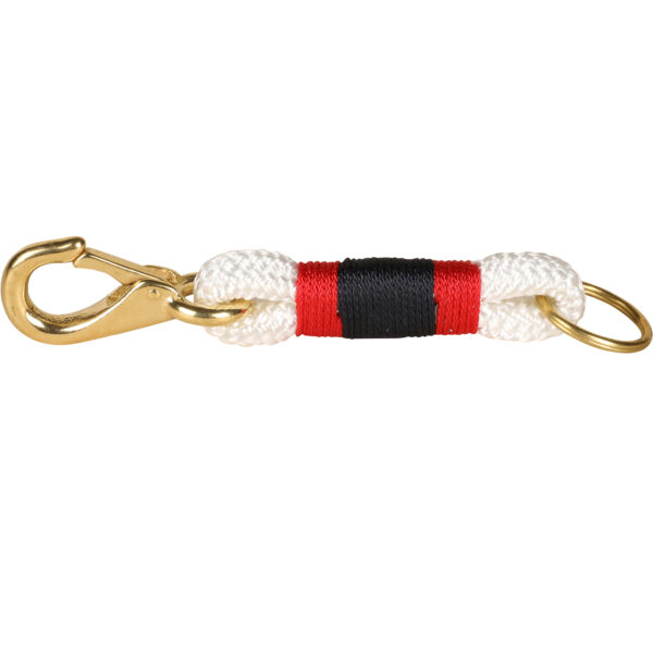 Rope Key Fob | Red & White | Made to Order