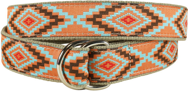 Southwest D-Ring Belt | Burnt Orange | Made to Order