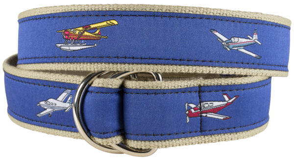 Small Planes D-Ring Belt | Made to Order