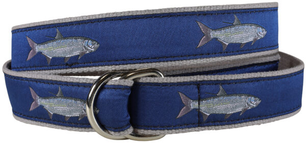 Tarpon D-Ring Belt | Blue | Made to Order