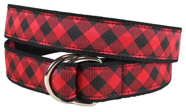 Buffalo Plaid D-Ring Belt | Made to Order