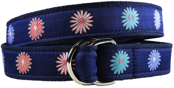 Classic Flower D-ring Belt | Made to Order