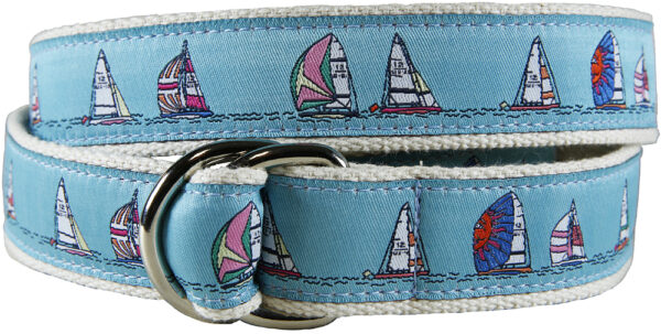 Rounding the Mark D-ring Belt | Caribbean Blue | Made to Order