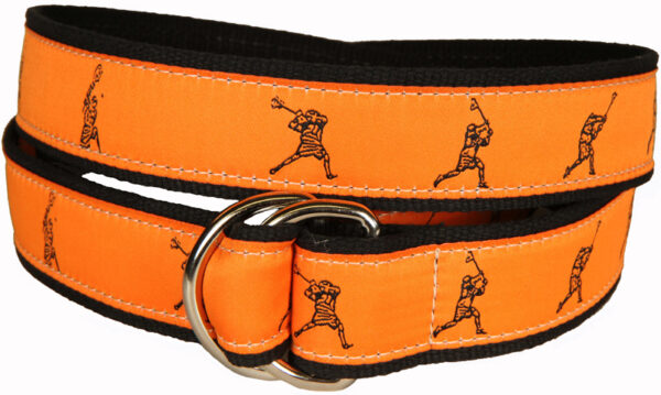 Lacrosse D-Ring Belt | Orange | Made to Order