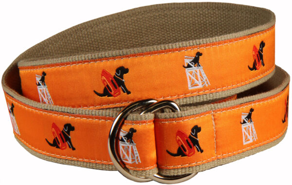 Guard Dog D-Ring Belt | Orange | Made to Order