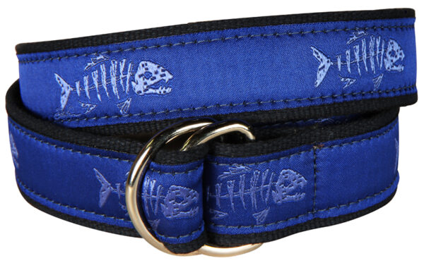 Rogue Fish D-Ring Belt | Ocean Blue | Made to Order