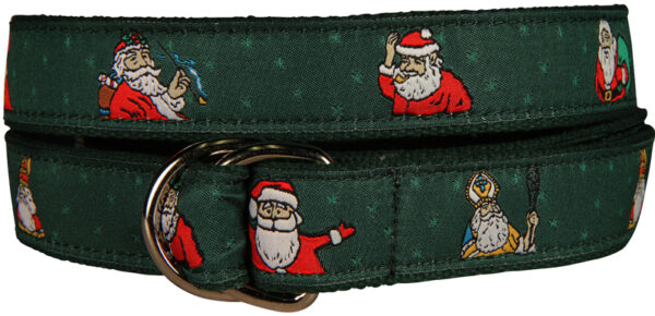 Santa D-Ring Belt | Made to Order