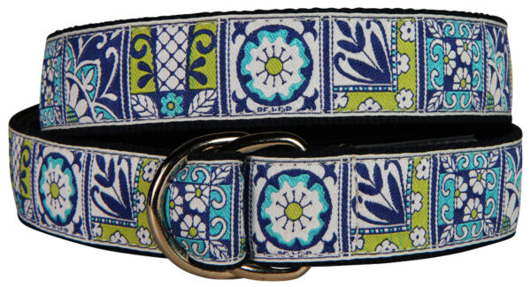 Damariscotta Pottery Tiles D-Ring Belt | Made to Order