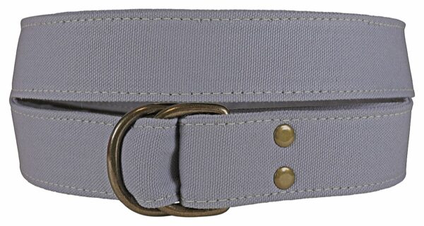 Canvas D-ring Belt | Smoke